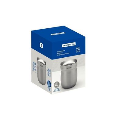 Cuia Térmica Tramontina Em Aço Inox 240 Ml Tramontina