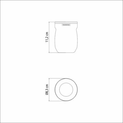 Cuia Térmica Tramontina Branca 240 Ml Tramontina