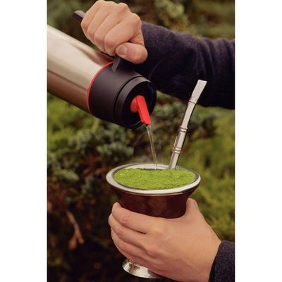 Bomba De Chimarrão Tramontina Ilex Em Aço Inox 23 Cm Sem Rosca Tramontina
