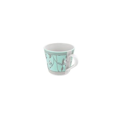 Xícara Chá Tramontina Helen Em Porcelana Decorada 185 Ml Tramontina