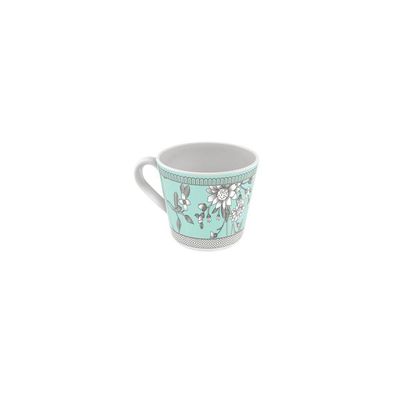 Xícara Chá Tramontina Helen Em Porcelana Decorada 185 Ml Tramontina