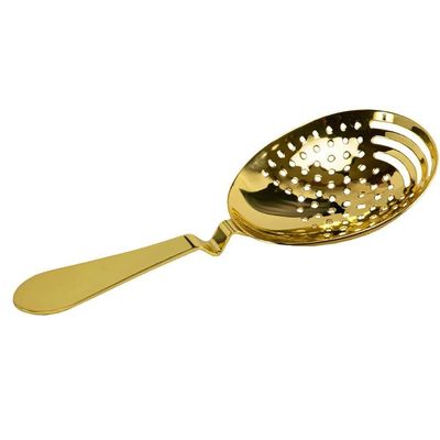 Coador Julep Dourado Profissional Barman Drink Coquetel