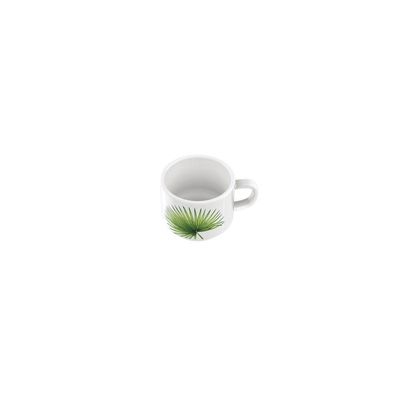 Xícara Café Tramontina Graziela Em Porcelana Decorada 100 Ml Tramontina