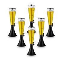Kit - 6 Torres De Chopp Tulipa 3,5l Super Gelada - Marchesoni